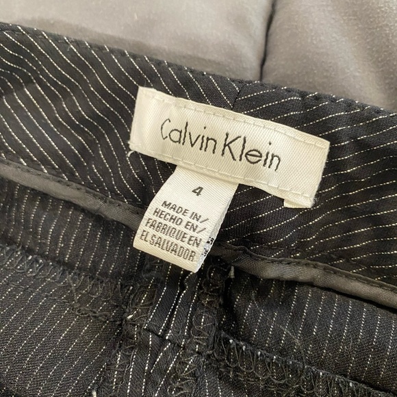 Calvin Klein skinny leg pinstripe trousers small/4 VGUC - Picture 5 of 13